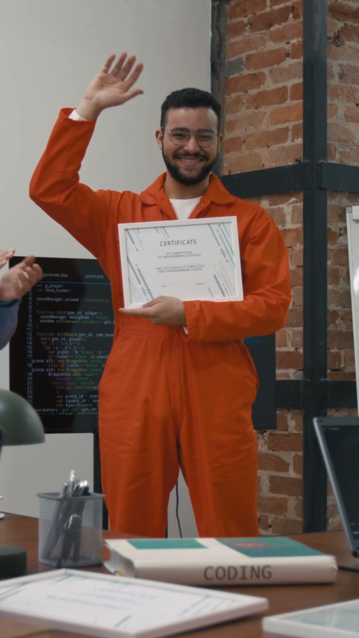 Inmate Receives Coding Education Certificate