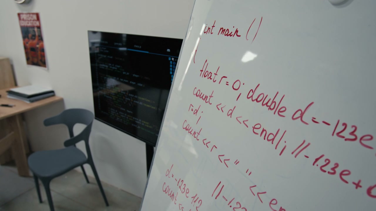 Programming Code in Prison Education Classroom