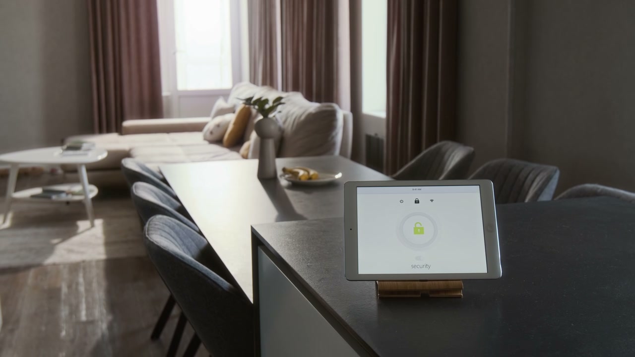 Smart Home Security Panel Disarming