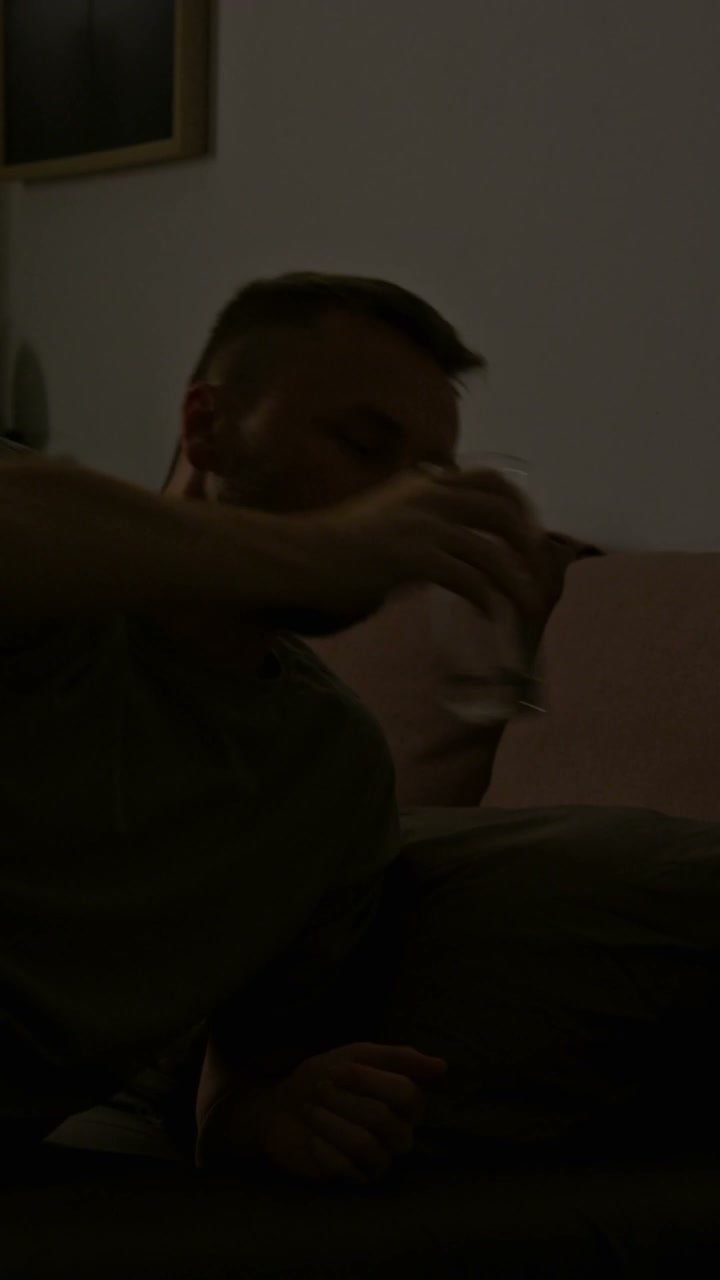 Man With Insomnia Struggling to Sleep in Bed