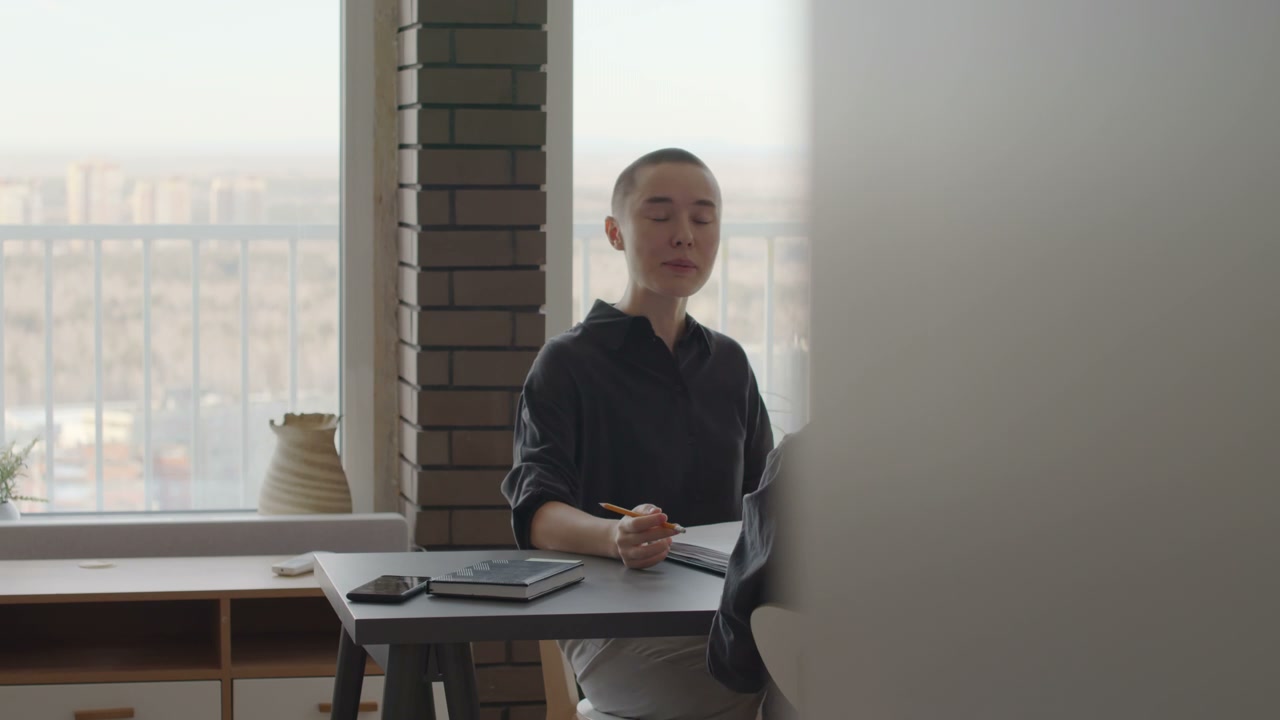 Business Discussion in Modern Office