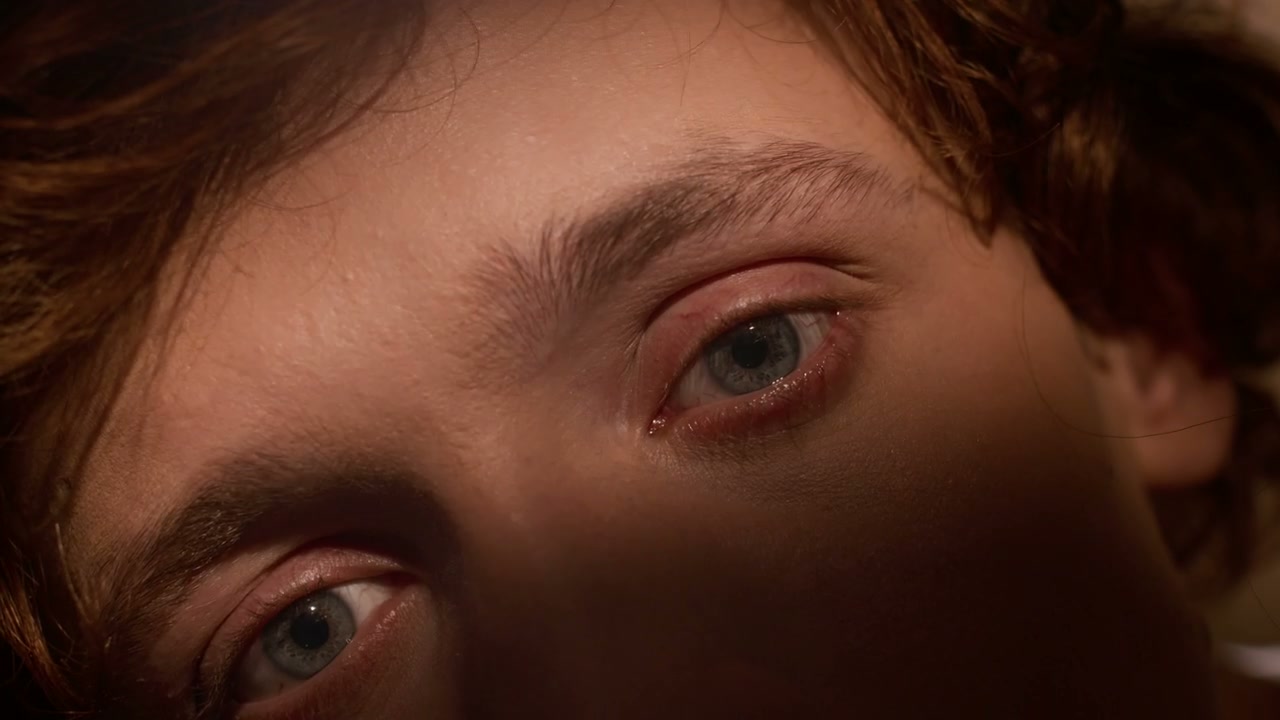 Close-up Portrait of Pensive Eyes