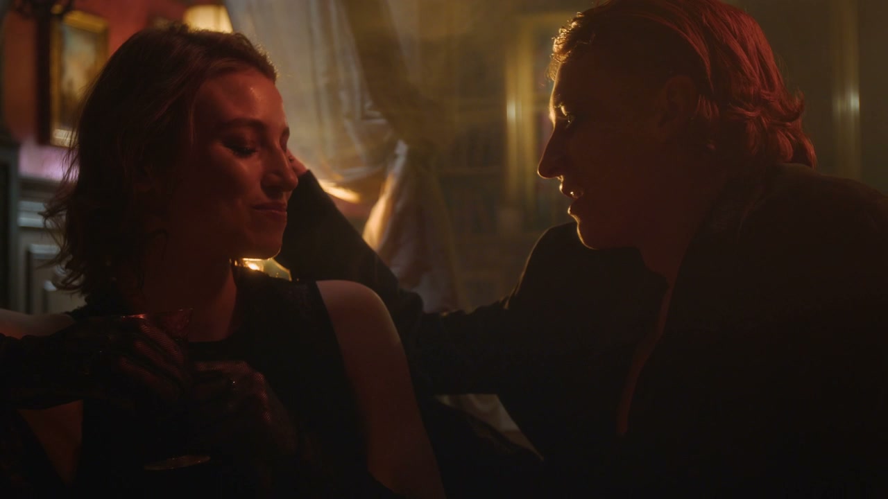 Vampire Woman Reveals Fangs