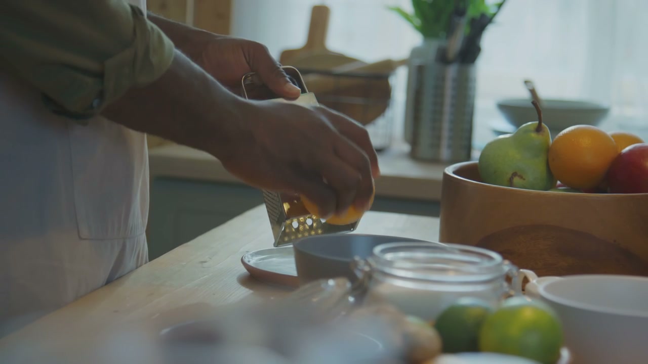Grating Orange Zest