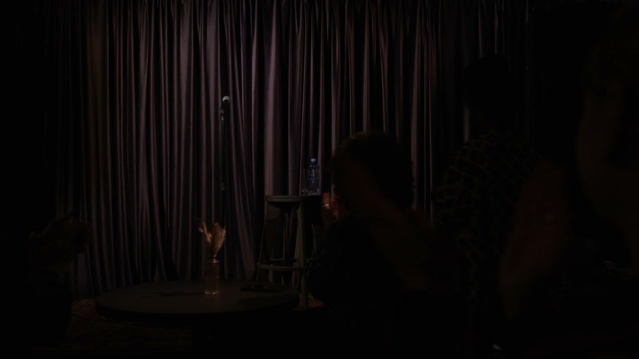 Black Woman Comedian Performing Stand-Up