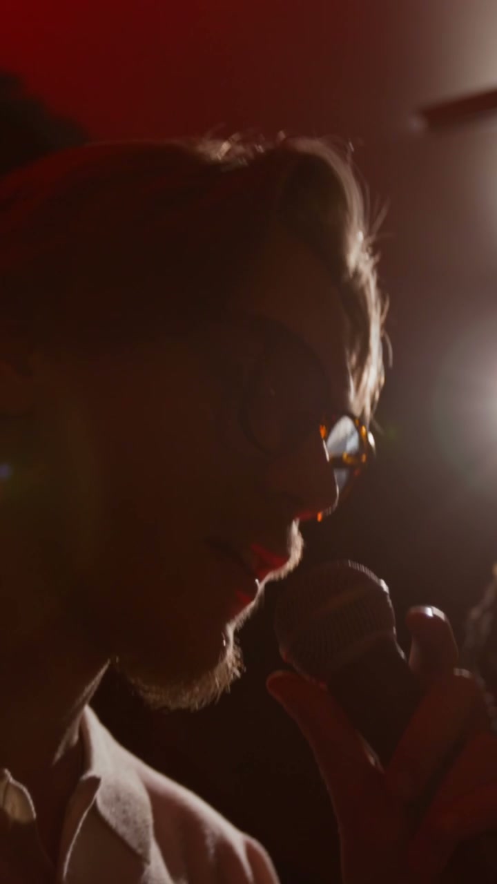 Comedian Performing Stand-Up Comedy