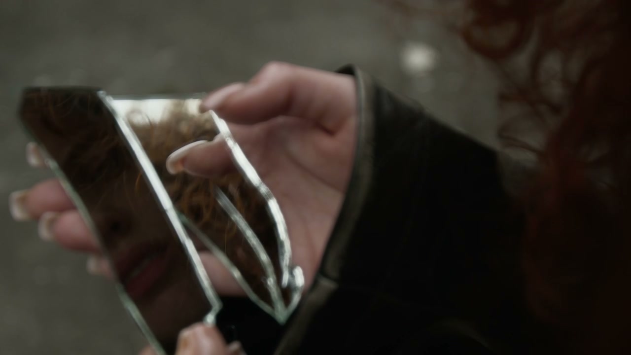 Fragmented Reflection in Broken Mirror
