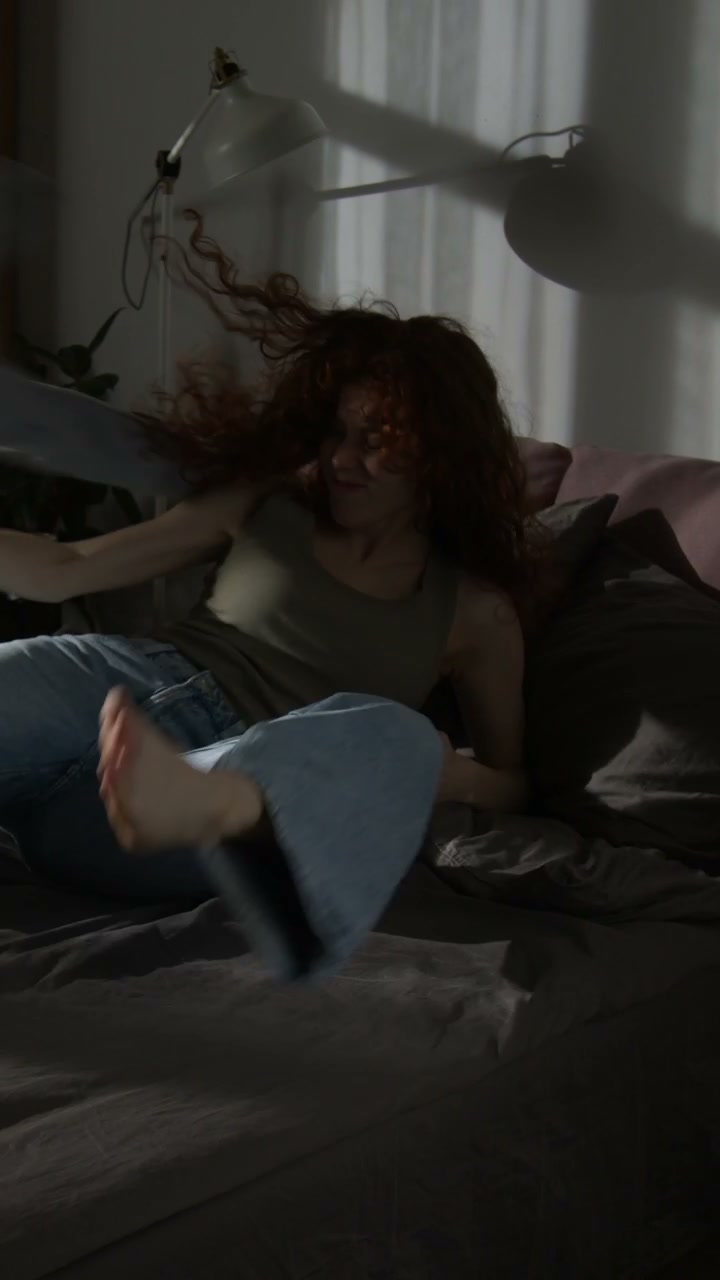 Distressed Person Thrashing in Bed