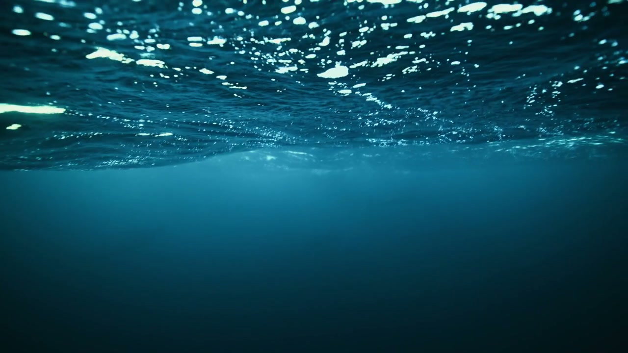 Underwater View of Arctic Ocean Surface