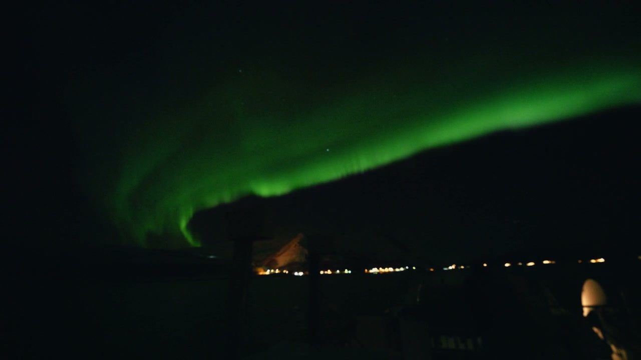Aurora Borealis Over Arctic Norway