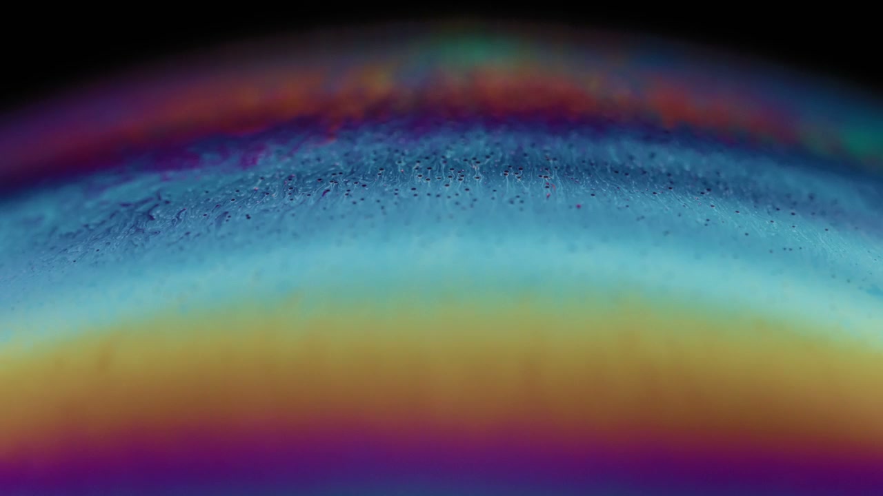 Vibrant Psychedelic Soap Bubble Surface