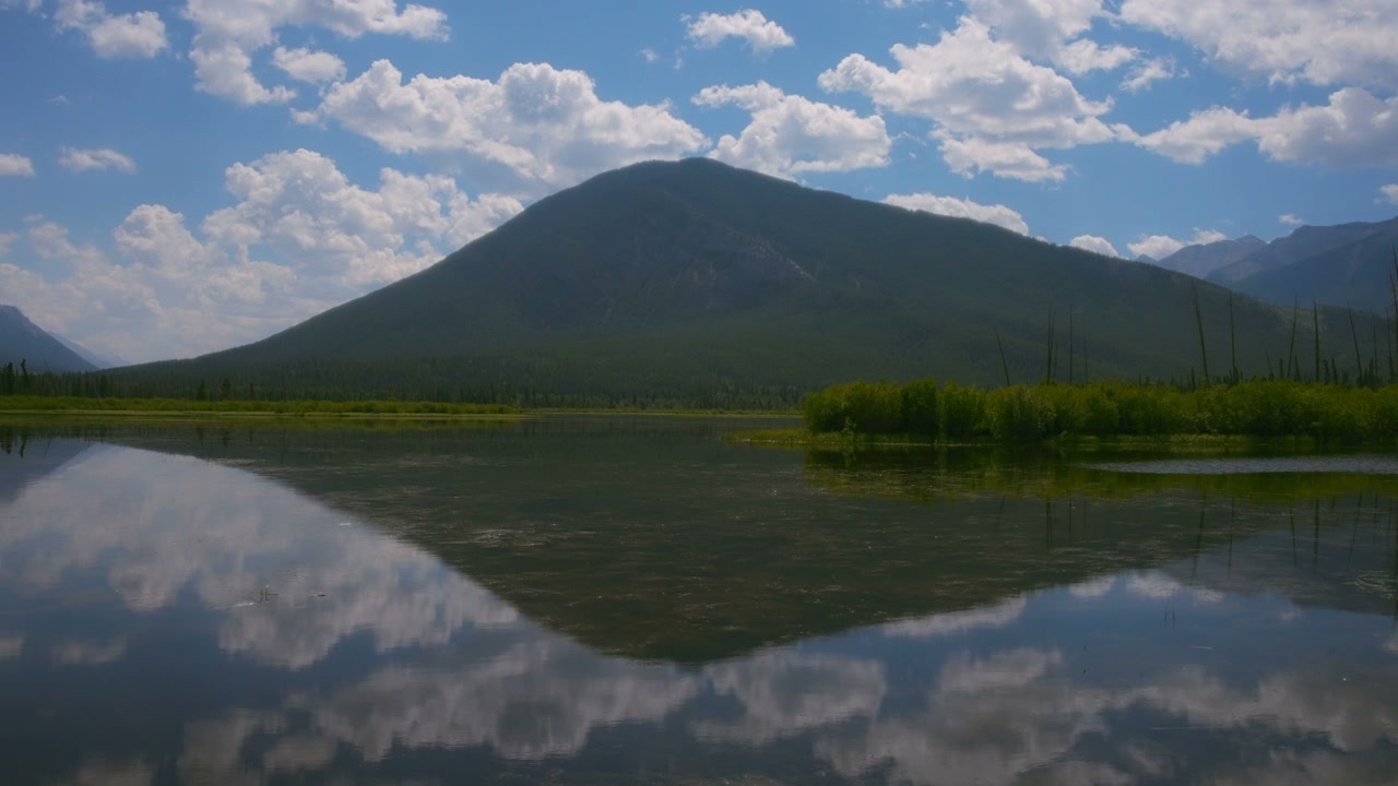 Vermilion Lake Mountain Reflection