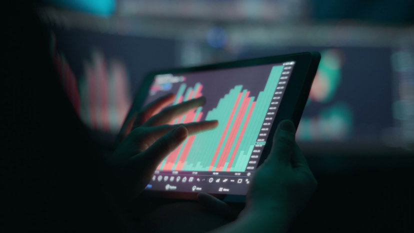 Scrolling Stock Market Data on Mobile Phone • Stock Video on Uppbeat