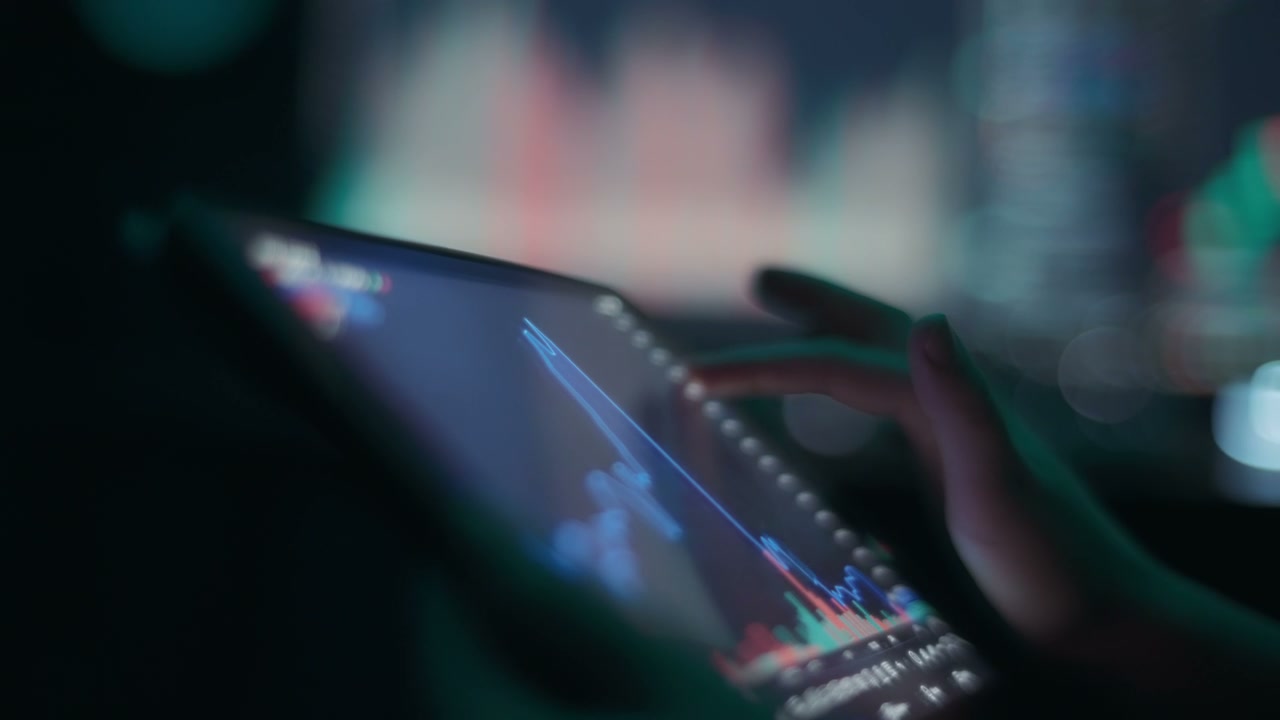 Person Scrolling Stock Market Chart on Smartphone • Stock Video on Uppbeat