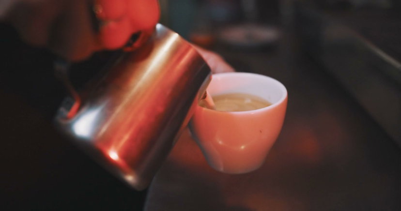 Making Matcha Latte at Cafe Counter • Stock Video on Uppbeat