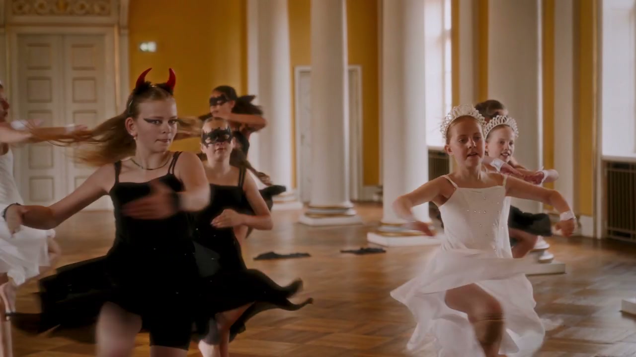 Young Girls Performing Themed Dance