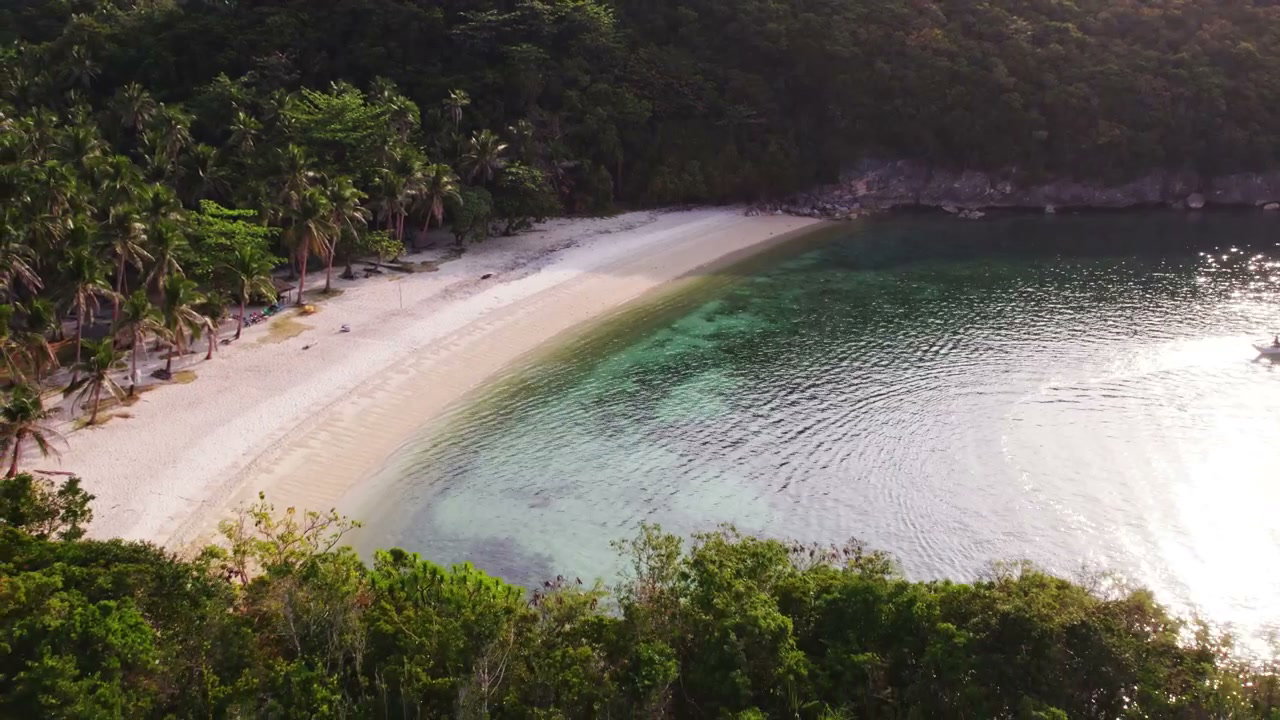Kwebang Lampas Beach Philippines Aerial View