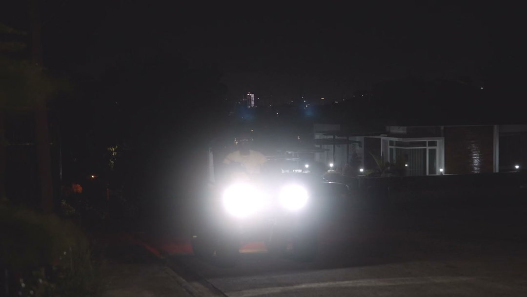 Scared Man Running at Night • Stock Video on Uppbeat