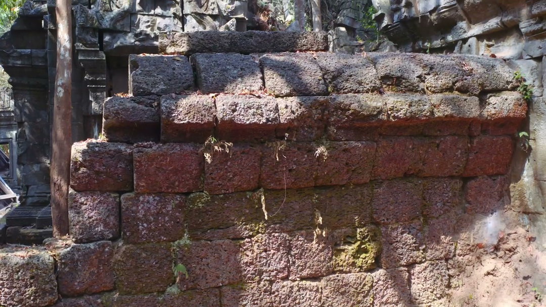 Ancient Temple Ruins Overgrown with Tree Roots • Stock Video on Uppbeat