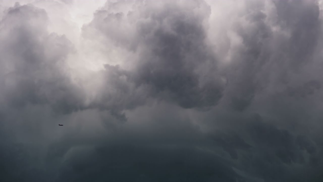 Billowing Storm Clouds Filling the Sky • Stock Video on Uppbeat