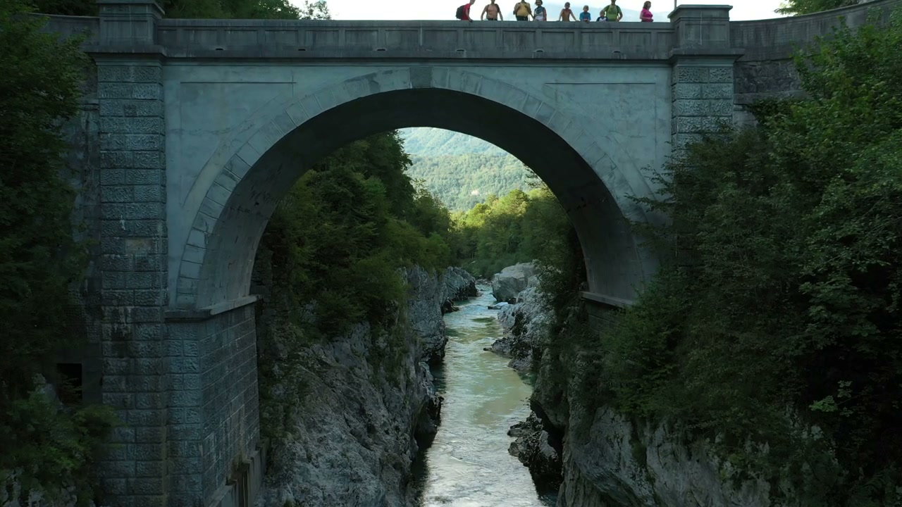 Drone Flight Under Napoleon Bridge