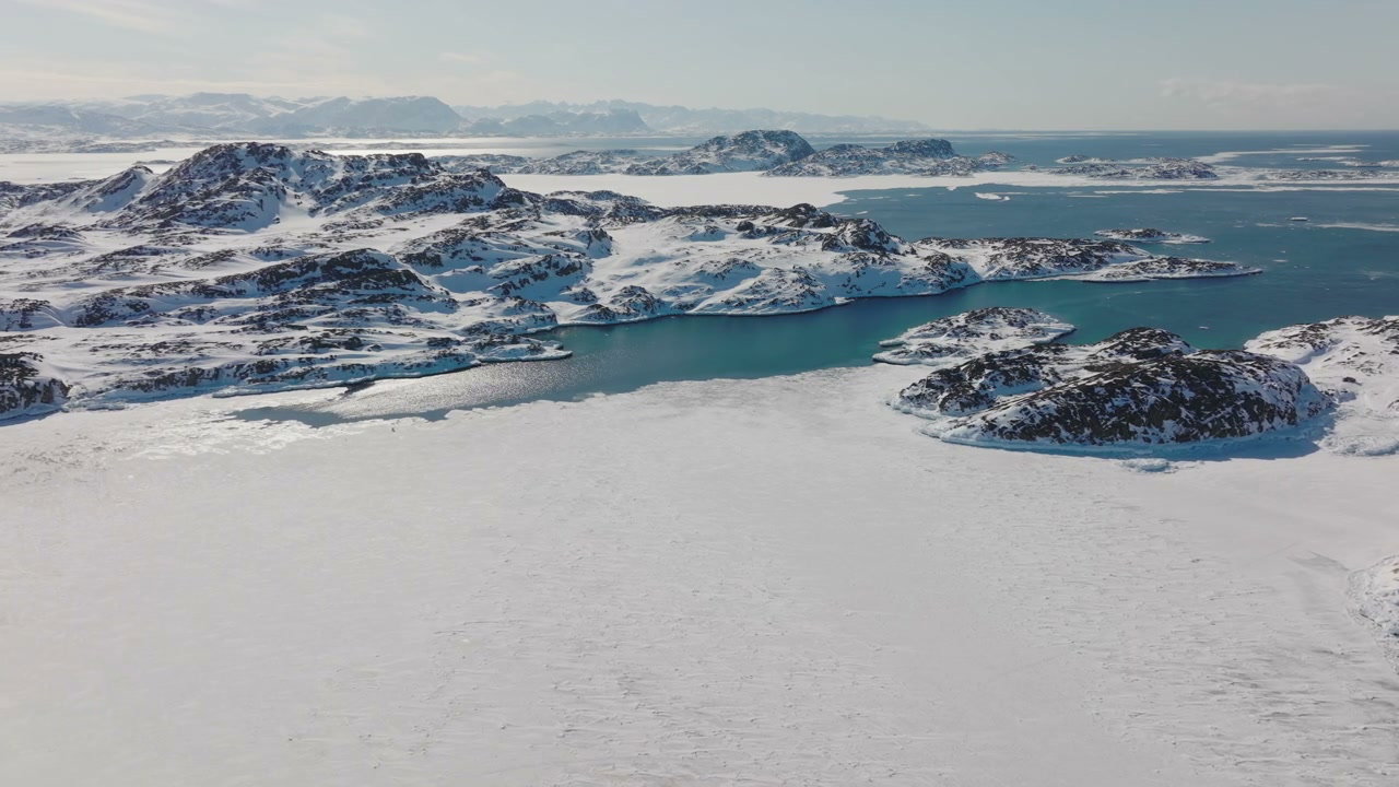 Greenland Winter Coastline