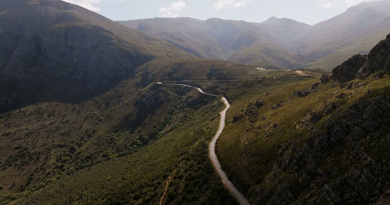 Winding Road Through South African Mountains