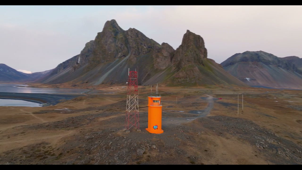 Hvalnes Lighthouse and Eystrahorn Mountains