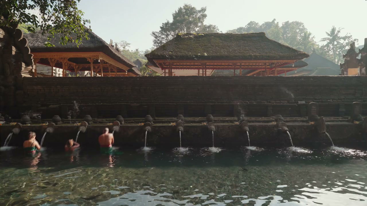 Tirta Empul Temple Water Purification