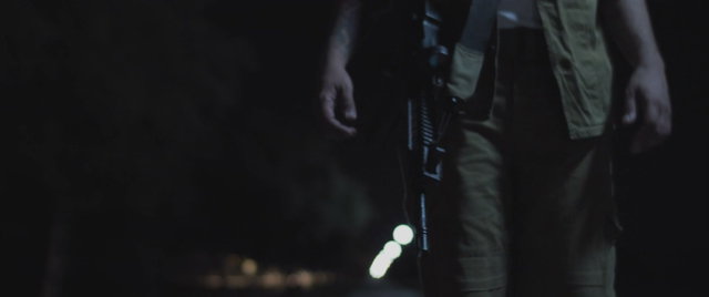 Soldier with Rifle in Yellow Flower Field • Stock Video on Uppbeat