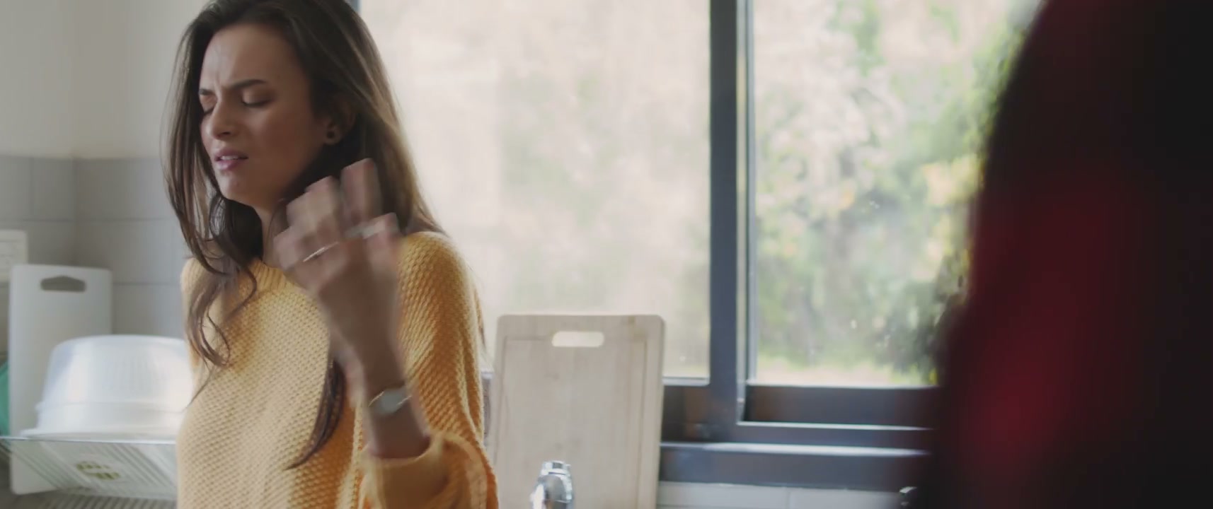 Woman Arguing in Kitchen