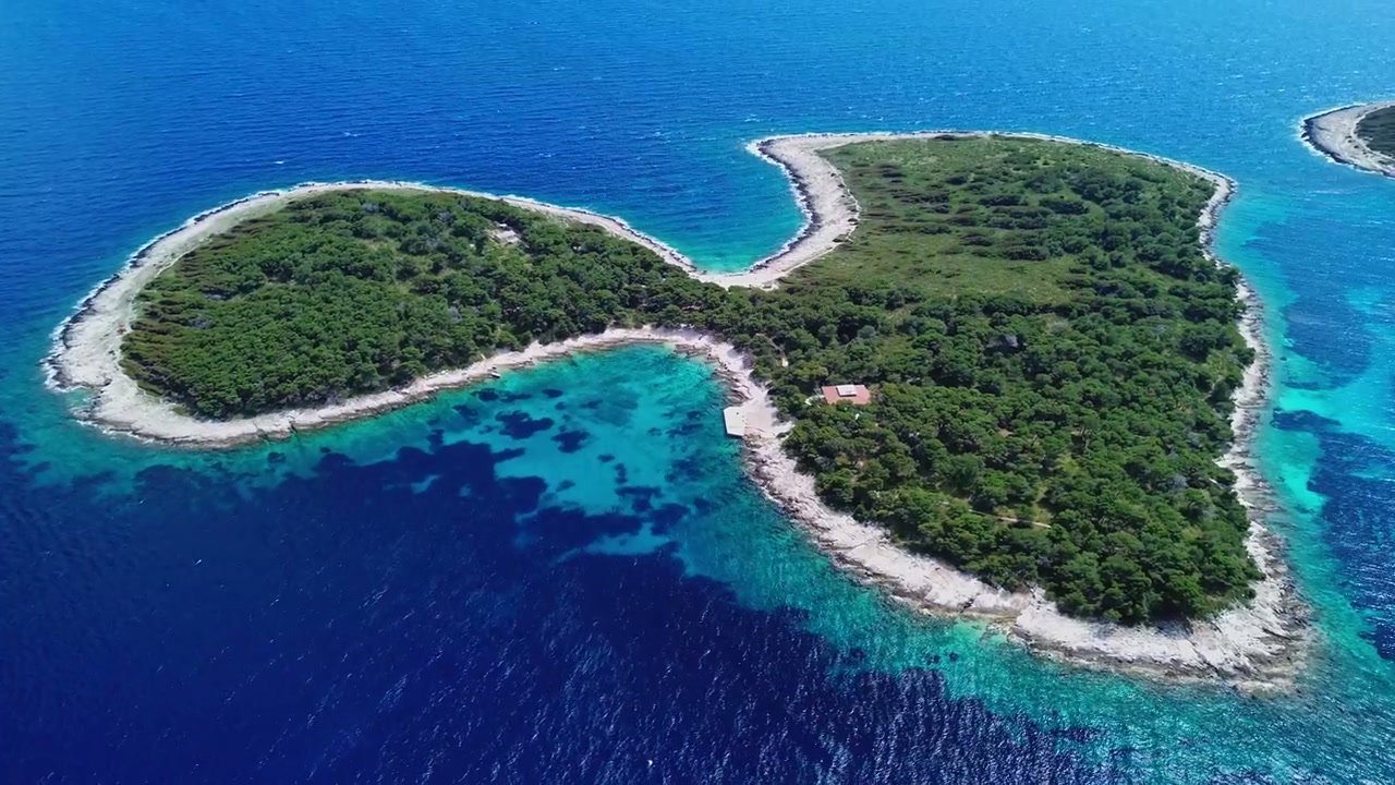 Hvar Island with Turquoise Water