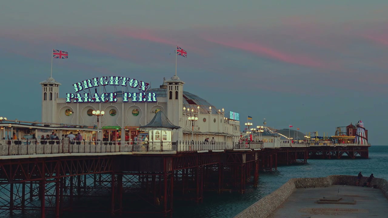 Brighton Palace Pier at Dusk