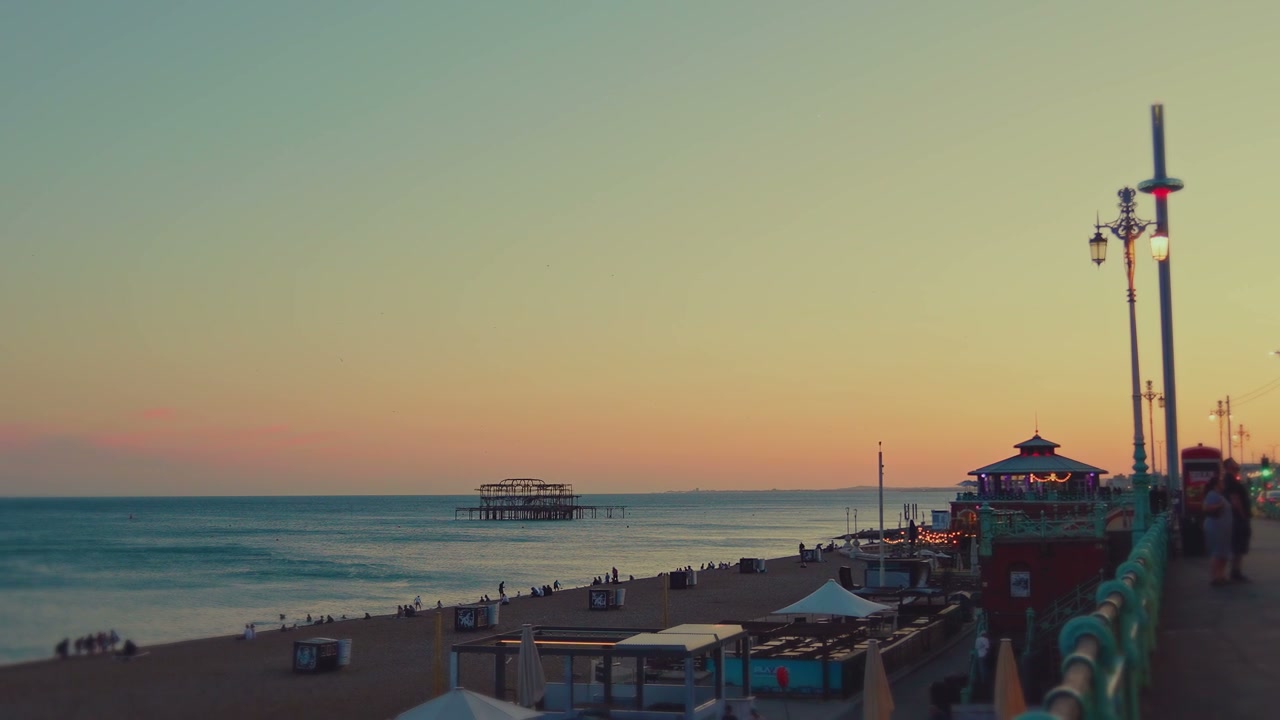 Brighton West Pier at Sunset