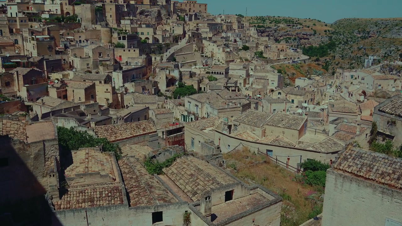 Matera Stone City Ancient Buildings Overview