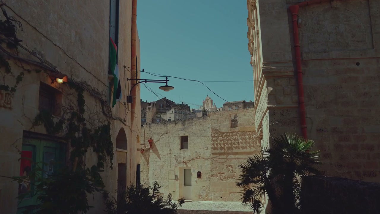 Historic Alleyway in Matera, Italy