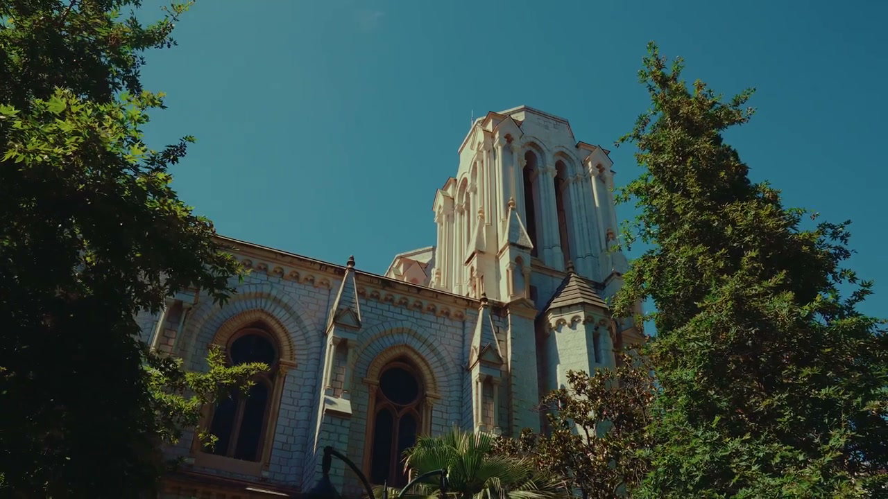 Ornate Church in Nice, France