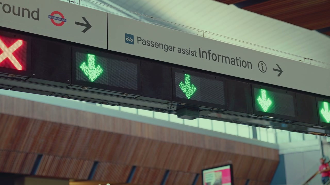 London Underground Information Sign