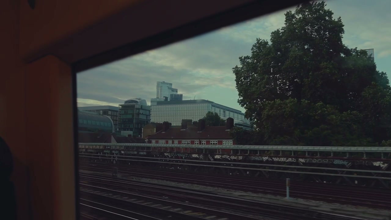 London City View From Train