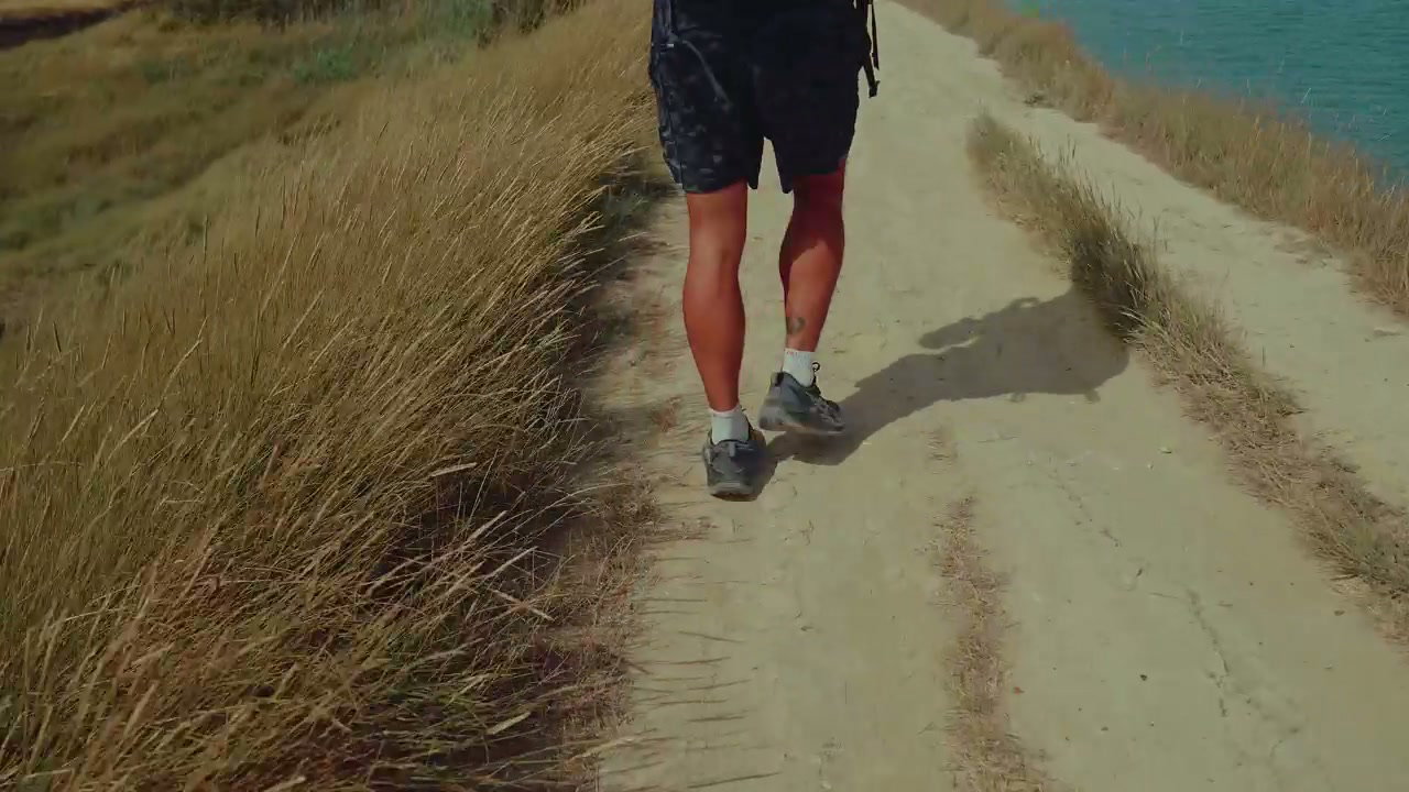 Person Walking Seven Sisters Coastal Path