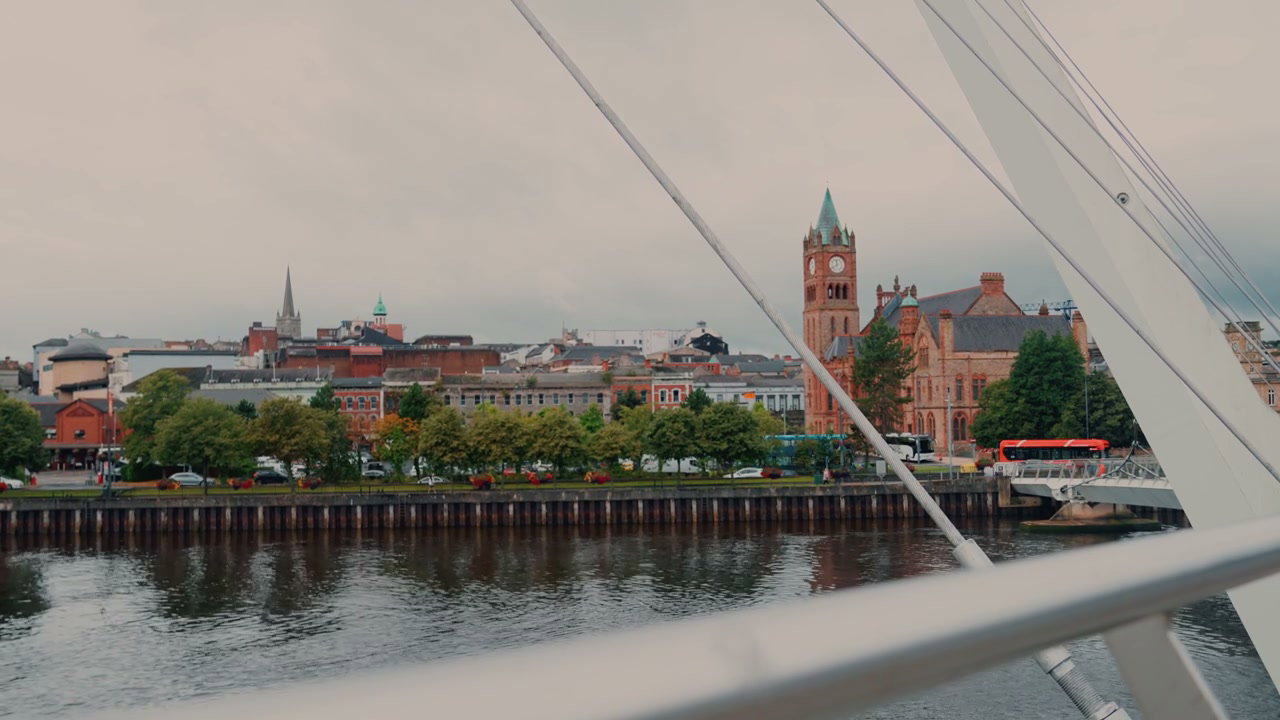 Derry Cityscape from Peace Bridge