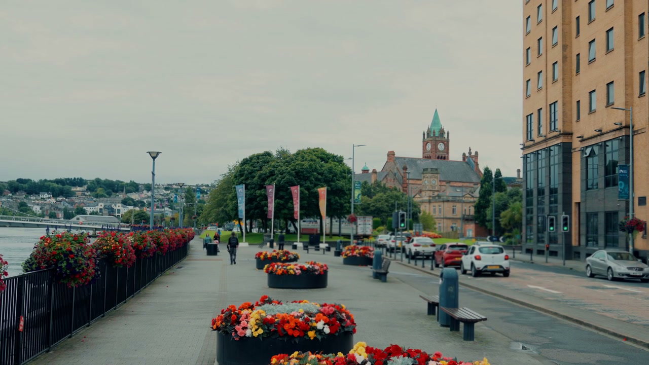 Derry City Riverside Promenade