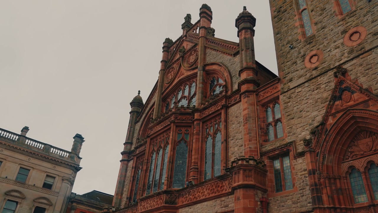 Historic Red Brick Building in Derry