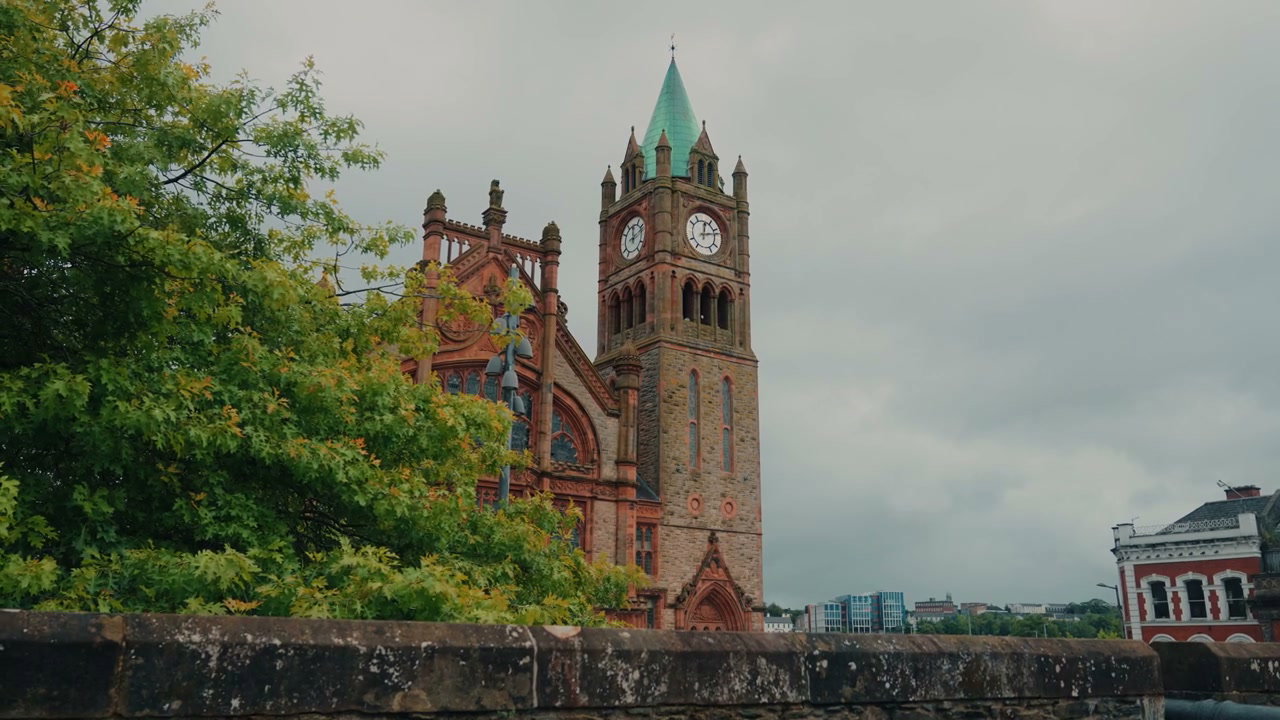 Historic Guildhall Building in Derry