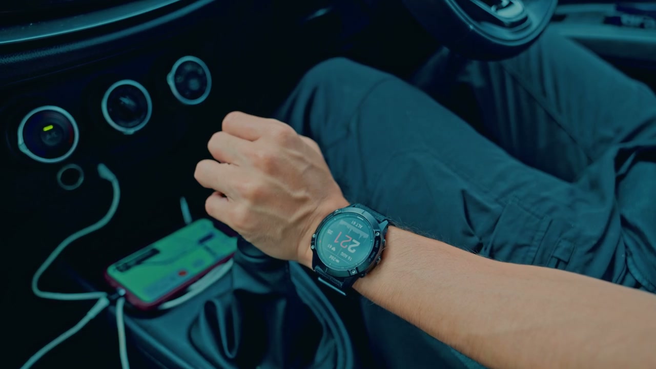 Driver Shifting Manual Car Gears