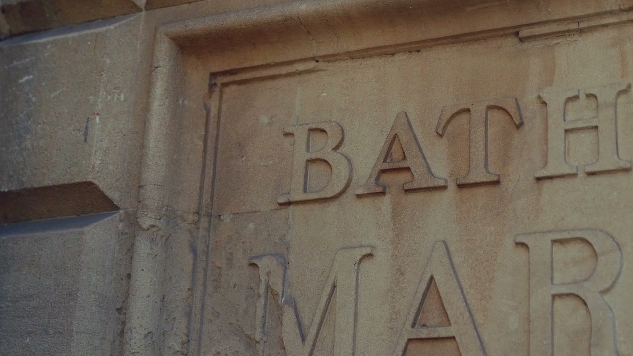 Panning Stone Carving of Bath, England