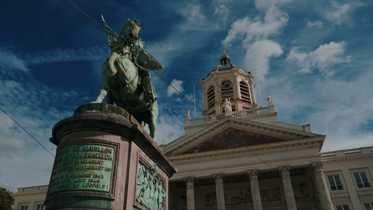 Godfrey of Bouillon Statue Place Royale Brussels
