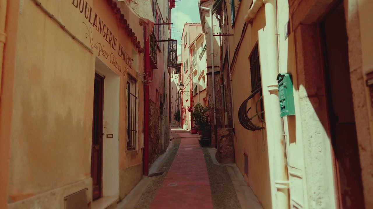 Historic Alleyway in Menton Old Town