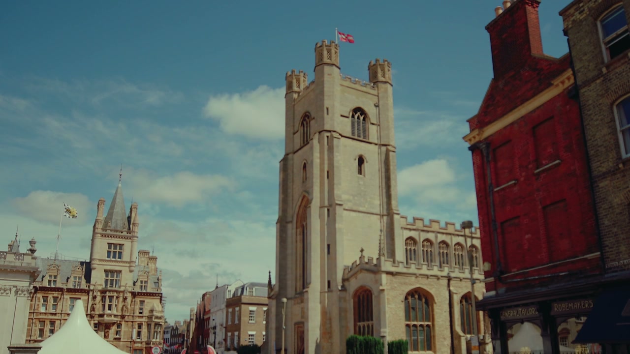 Historic Church Tower Cambridge