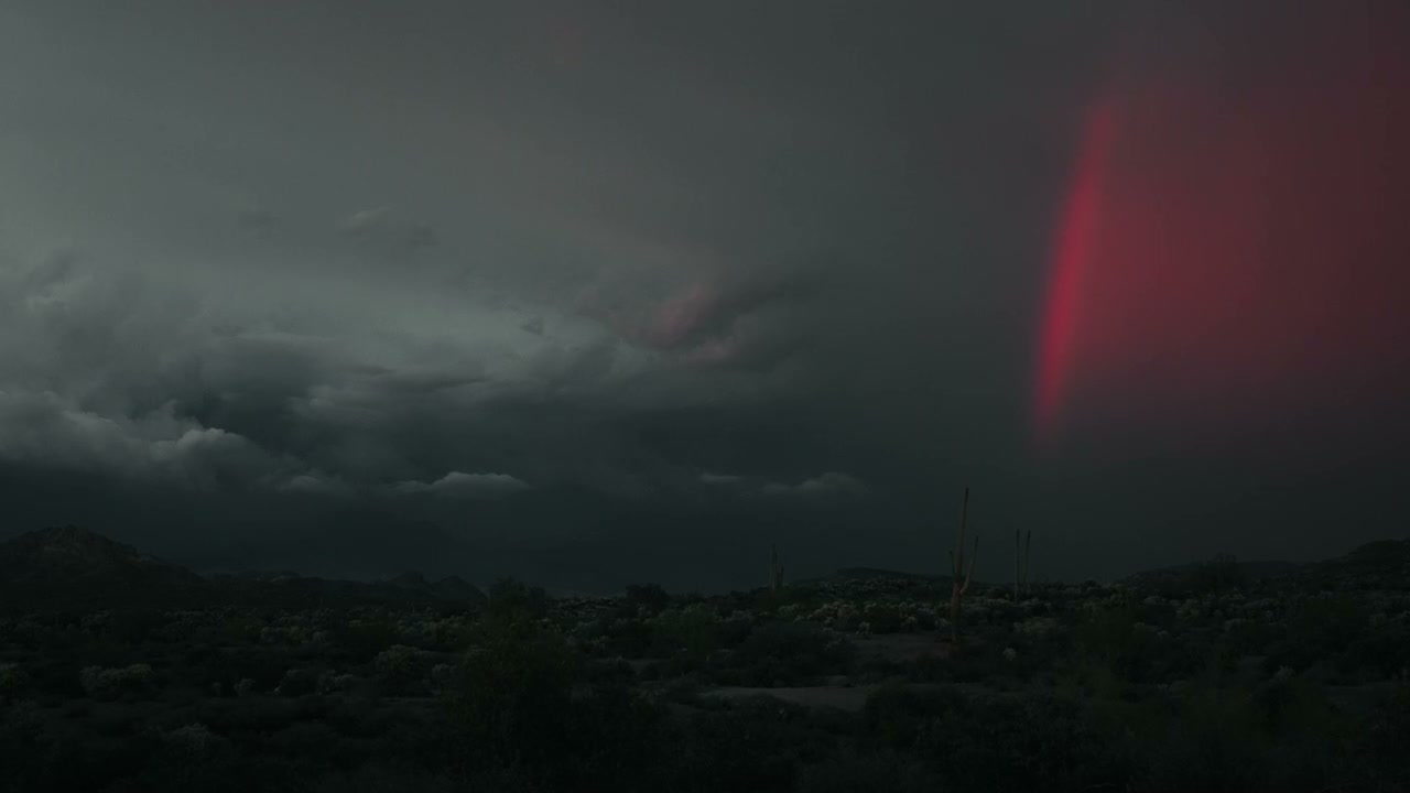 Desert Storm with Lightning